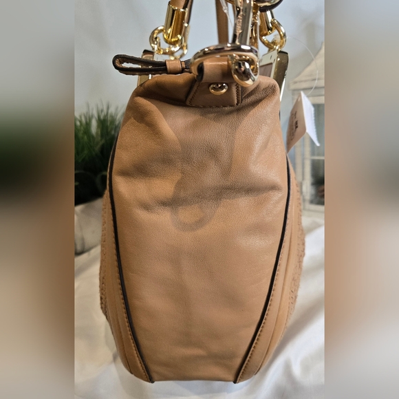 Coach Madison Pinnacle Woven Lily Satchel - Picture 3 of 14